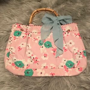 A&F Floral Bow Tote